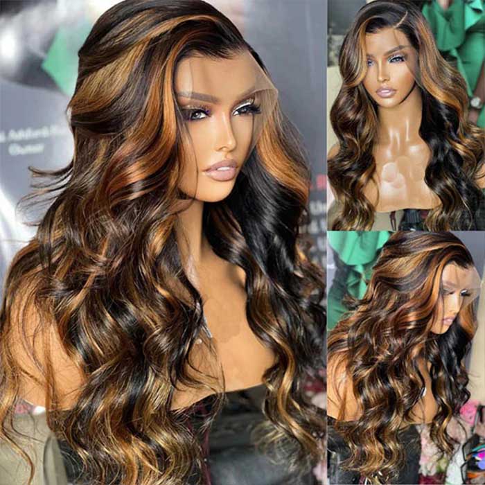 Copper Brown highlights wig now available tv.jpg main image 4