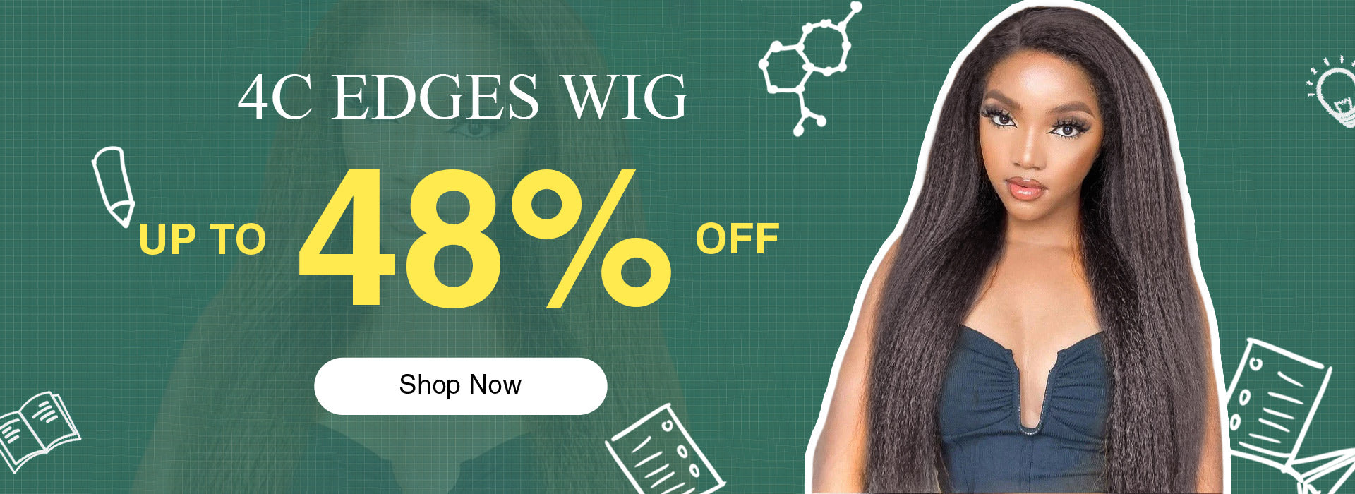 4C Egdes Wig Up To 48% OFF