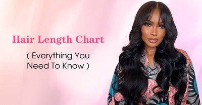 Hair Length Chart: How Long Is 14, 16, 18, 20, 22, 24, 26&28 Inch Hair?