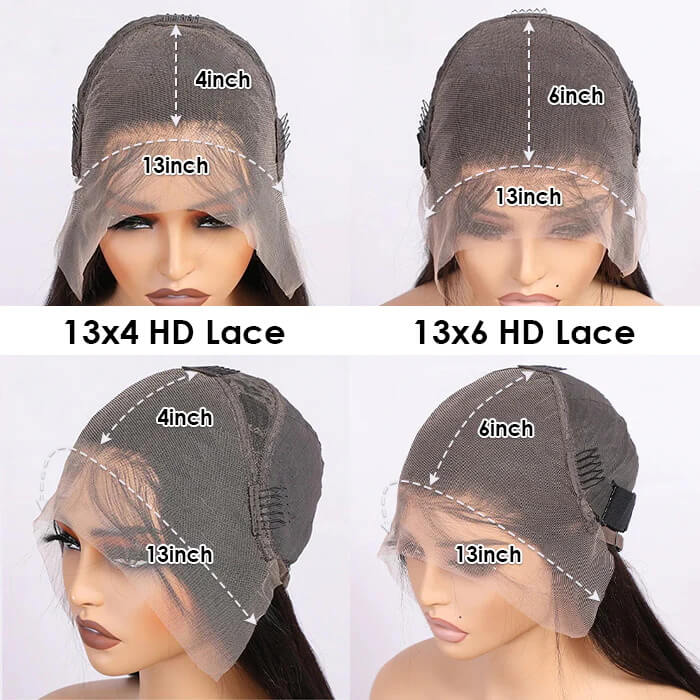 4C Edges Hairline Wig Honey Blonde Highlight Wig 13x4 8x5 HD Lace Front Jerry Curly Human Hair Wigs