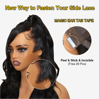 Reddish Brown Body Wave Glueless Wig 13x4 Pre-All HD Lace Front Real Ear To Ear Human Hair Wigs