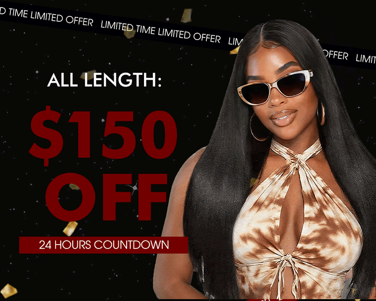 24 Hours Countdown Up To $150 OFF