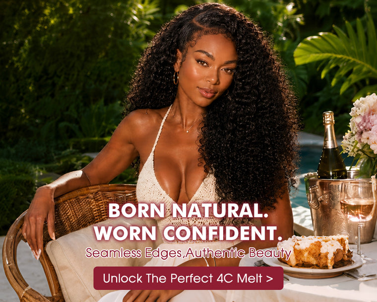 Born Natural Worn Confident 4C Edges Wig