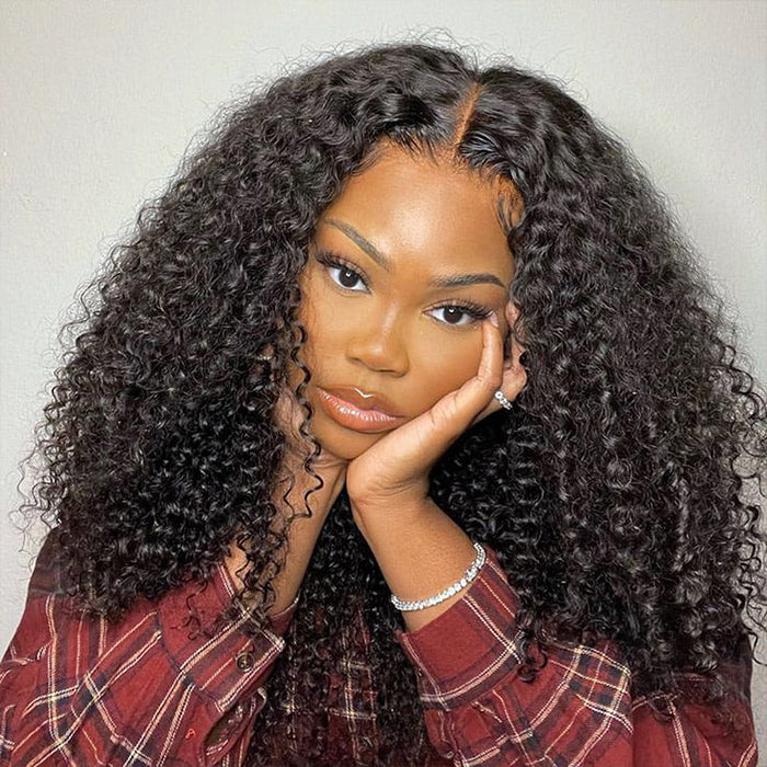 300% Density Popping Curly Glueless HD Lace Front Wig Pre  display picture 2