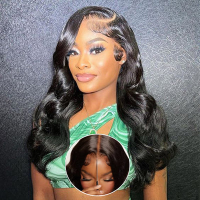 [2Wigs 220%] Left C Part Glueless Wig Wave Wave & Loose Body Wave 8x5 Big Parting HD Lace Wig Flash Sale