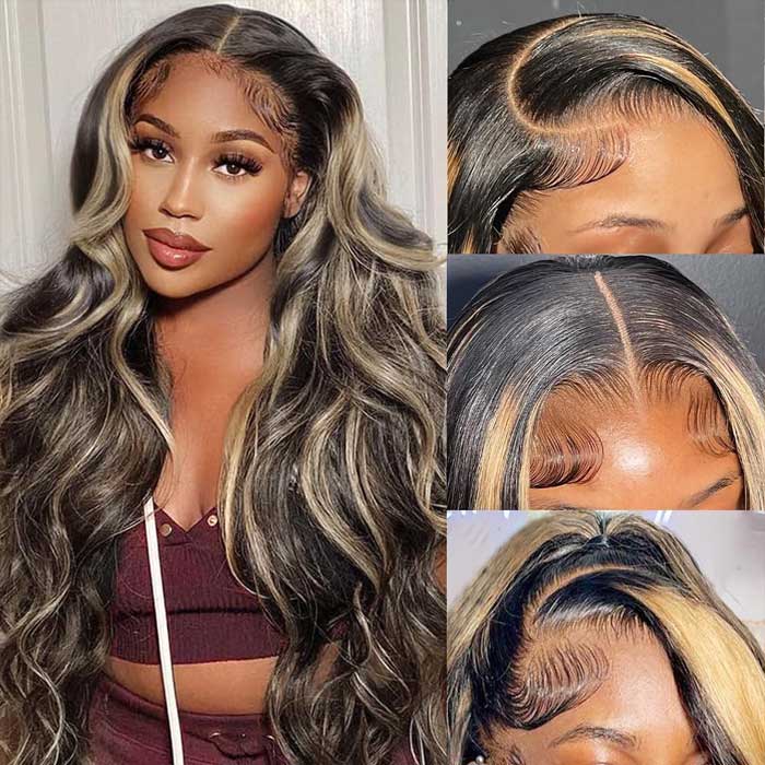 2Wigs $189 | 8x5 Wear & Go Highlight Body Wave Wig & Pre Cut Lace Glueless Water Wave Wig Flash Sale
