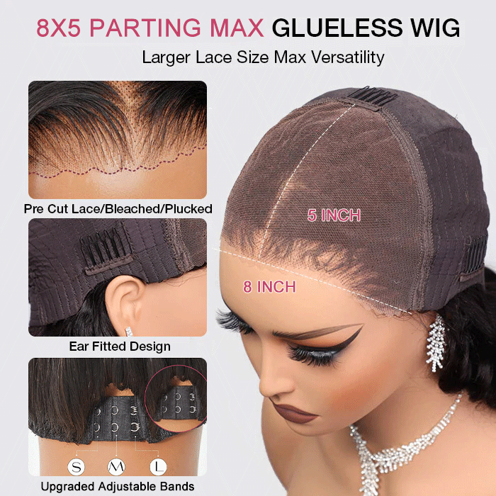 Glueless 4C Edges Curly Wig Reddish Brown Auburn Color Human Hair HD Lace Wig Kinky Edges Natural Hairline