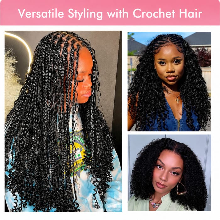Pre-Separated Feather Crochet Human Hair for Miracle Knots  display picture 1