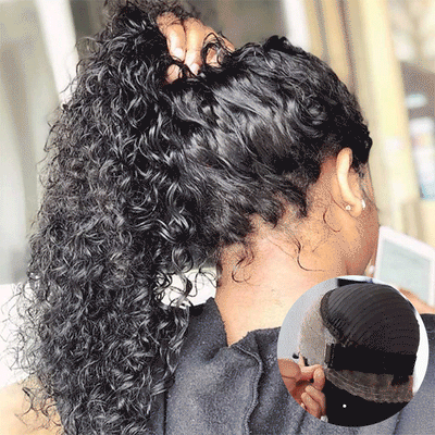 Put On & Go Upgraded Hidden Strap Snug Fit 360 Lace Frontal Wig Glueless Human Hair Wigs Flash Sale