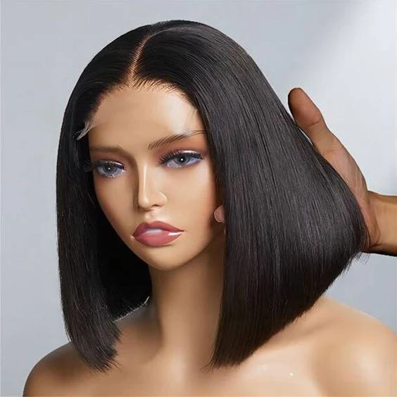 $129 For 2 Wigs 4x4 HD Lace Closure Straight Bob Wig and 4x4 HD Lace Closure Highlight Wigs 4/27 Color Straight Flash Sale
