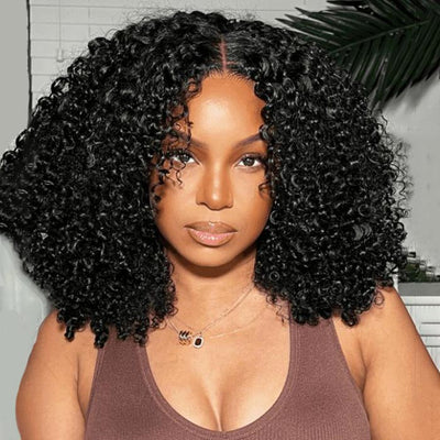 3 Wigs $249 | 13x4 Skinlike HD Lace Curly Wig & 8x5 Glueless Curly Bob Wig & 5x5 HD Lace Straight Bob Wig Special Offer
