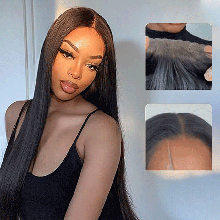 2Wigs $189 Straight Pre Cut Lace Glueless Wig + Body Wave  display picture 2