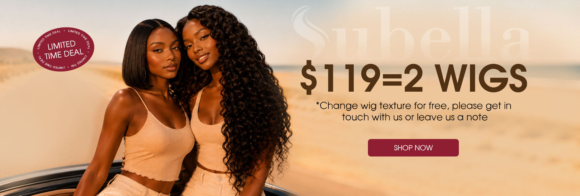2 Wigs $189