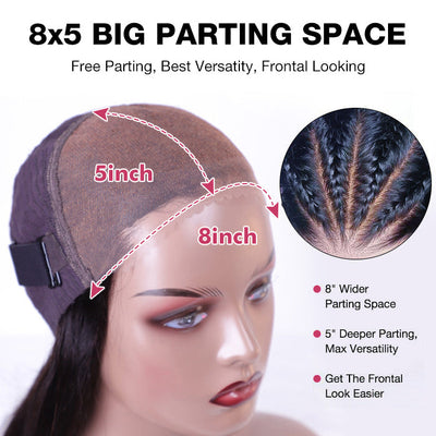 NEW Kinky Curly 4C Edges Realistic Hairline 8x5/360 Pre Cut HD Lace Frontal Glueless Human Hair Wigs