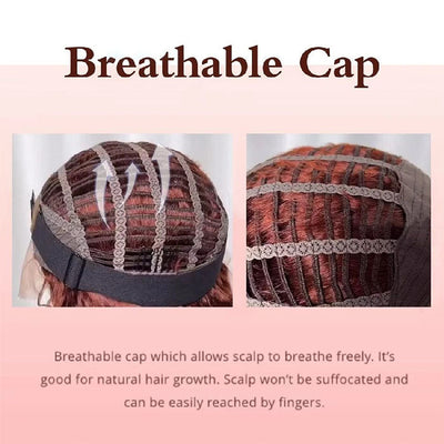 Air Wig Breathable Cap Pre Cut 4X4 HD Lace Closure Wigs Straight Human Hair Wigs