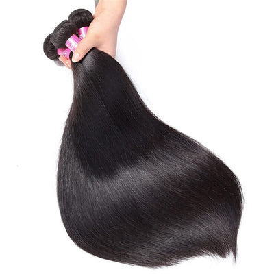 4 Bundles Unprocessed 8A Remy Virgin Hair Straight 4 Bundles 100% Human Hair Natural Hair Bundles